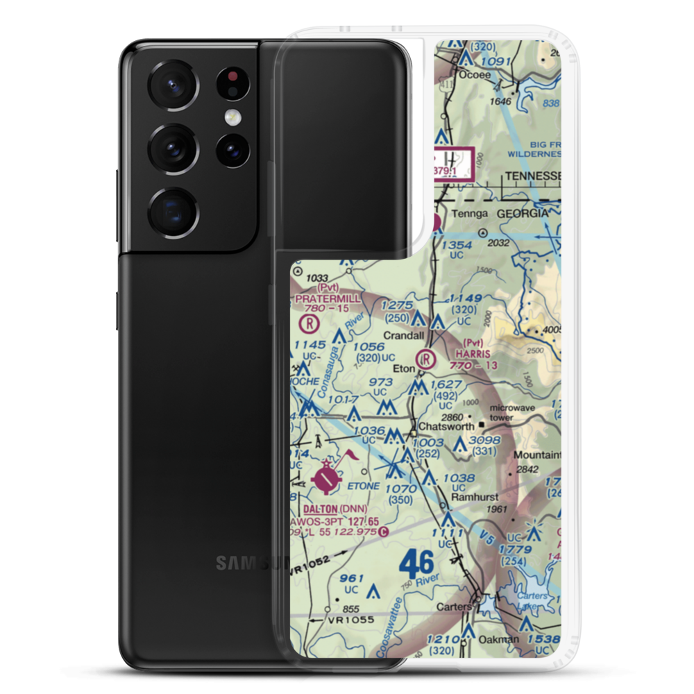 R.M. Harris Airport (4GA4) VFR Sectional Samsung Case Samsung Galaxy S21 Ultra model shown