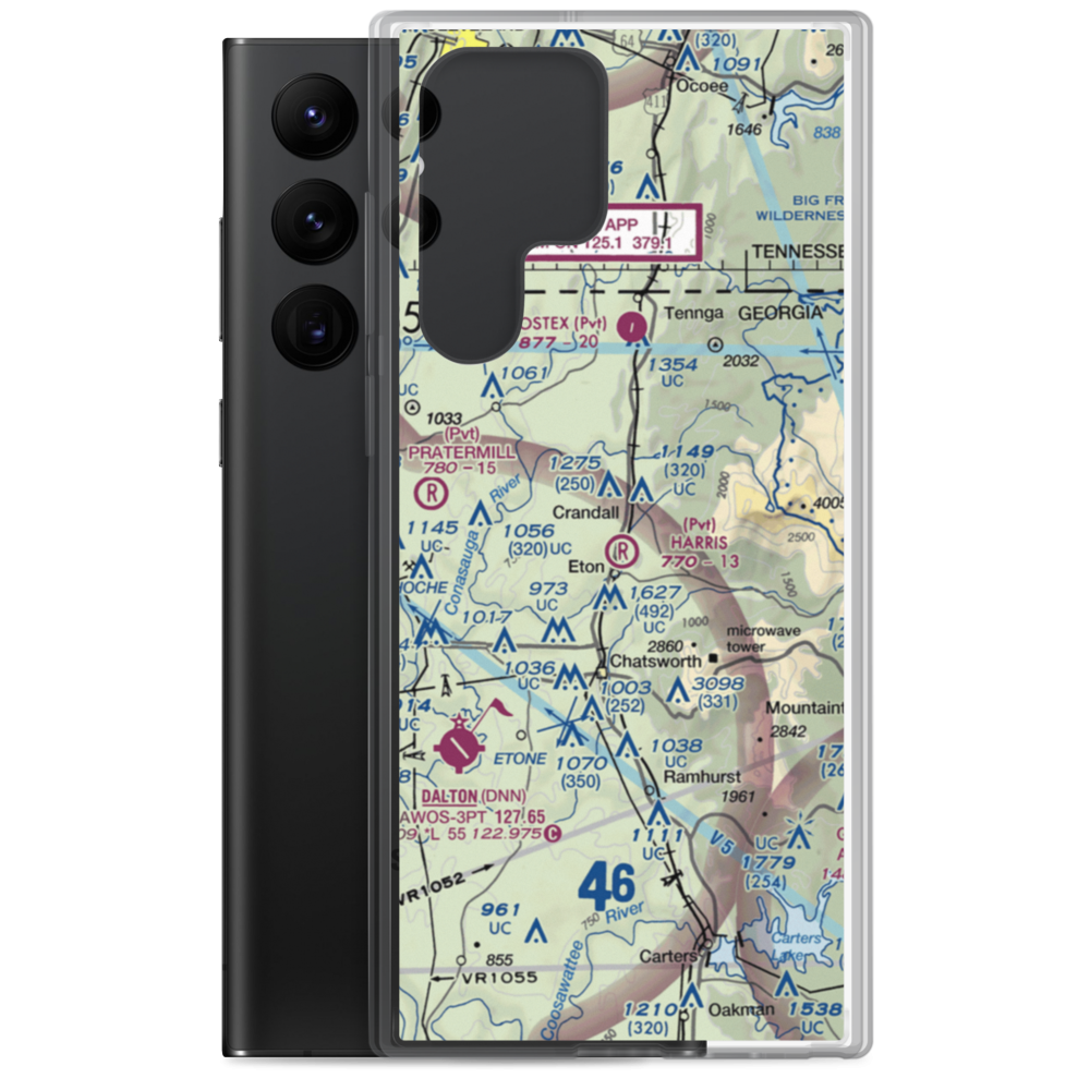 R.M. Harris Airport (4GA4) VFR Sectional Samsung Case Samsung Galaxy S22 Ultra model shown