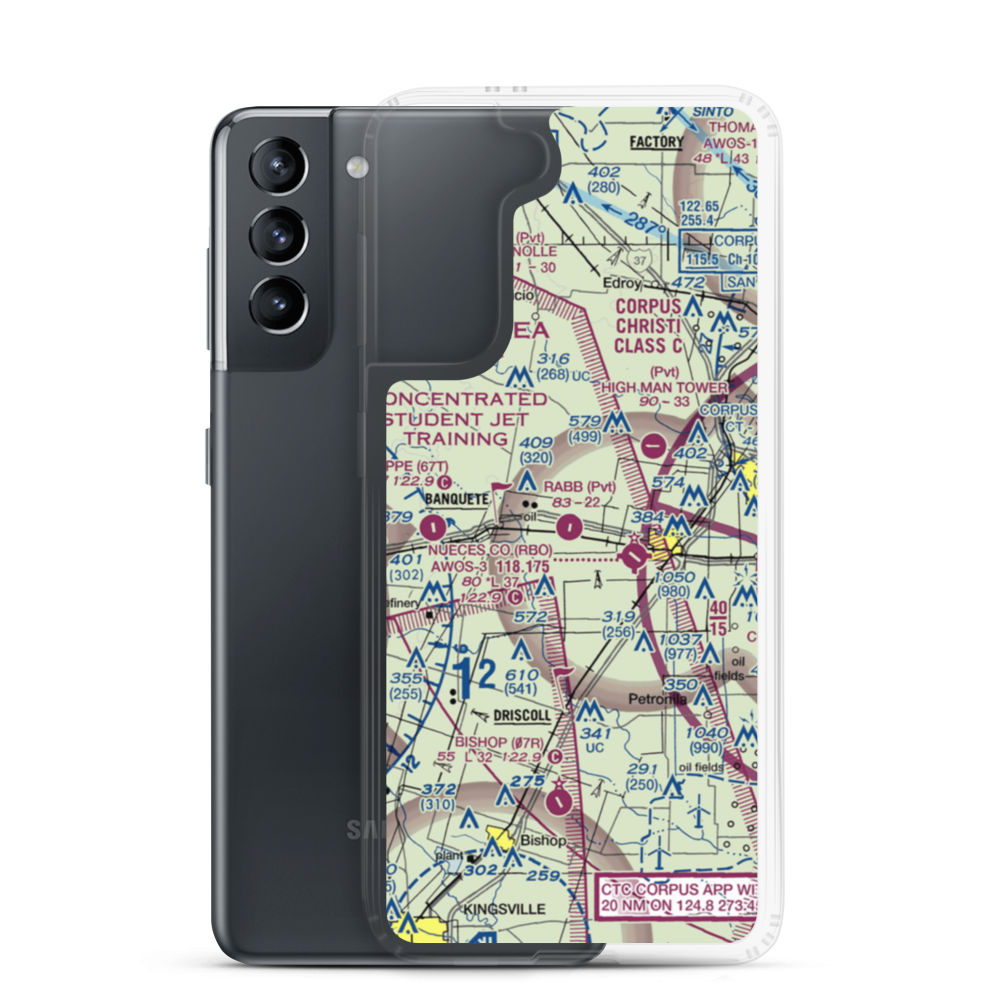 Rabb Dusting Inc Airport (XS66) VFR Sectional Samsung Case Samsung Galaxy S21 model shown