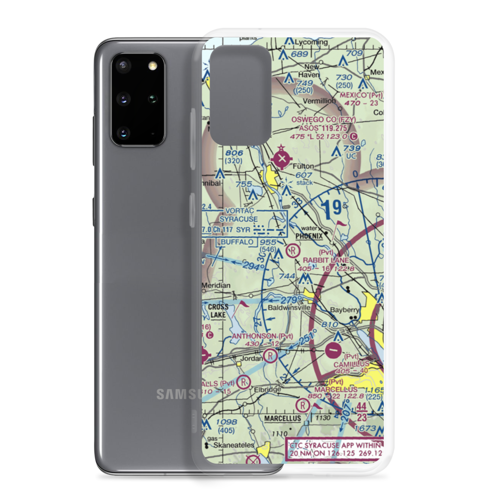Rabbit Lane Airport (NY31) VFR Sectional Samsung Case Samsung Galaxy S20 Plus model shown