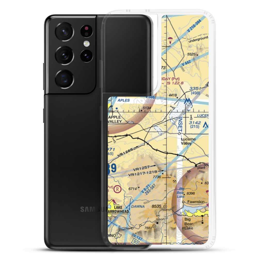 Rabbit Ranch Airport (4CL4) VFR Sectional Samsung Case Samsung Galaxy S21 Ultra model shown