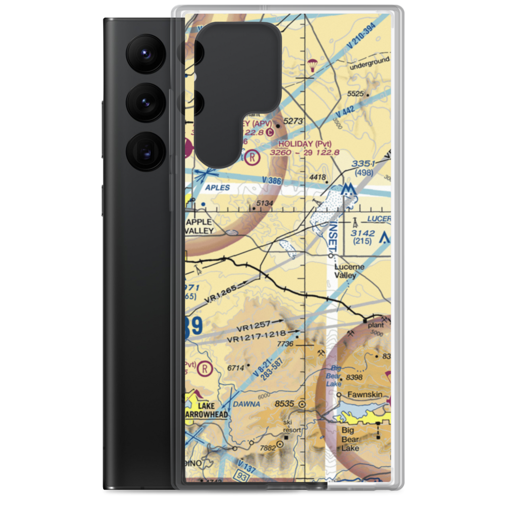 Rabbit Ranch Airport (4CL4) VFR Sectional Samsung Case Samsung Galaxy S22 Ultra model shown