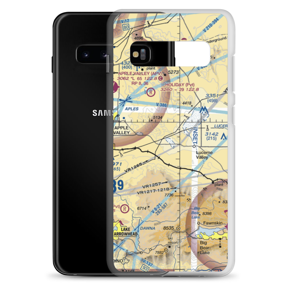 Rabbit Ranch Airport (4CL4) VFR Sectional Samsung Case Samsung Galaxy S10+ model shown