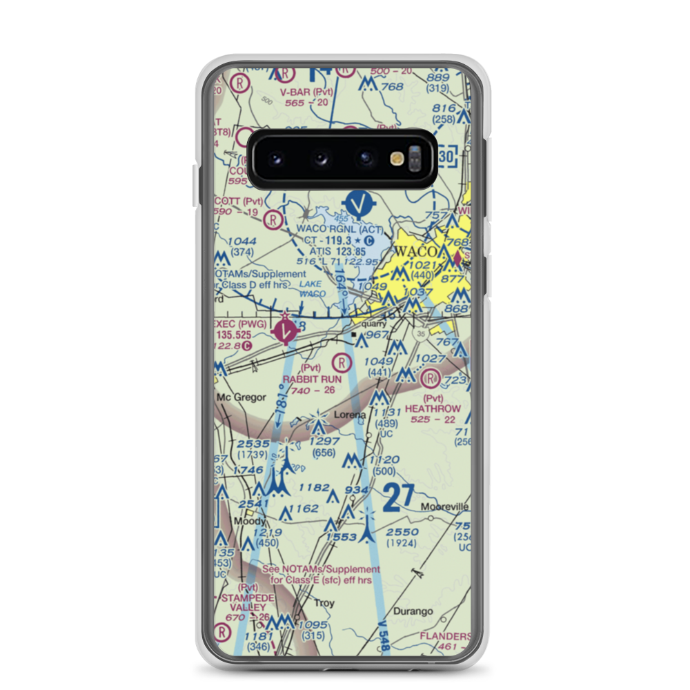Rabbit Run Airport (5TA2) VFR Sectional Samsung Case Samsung Galaxy S10 model shown