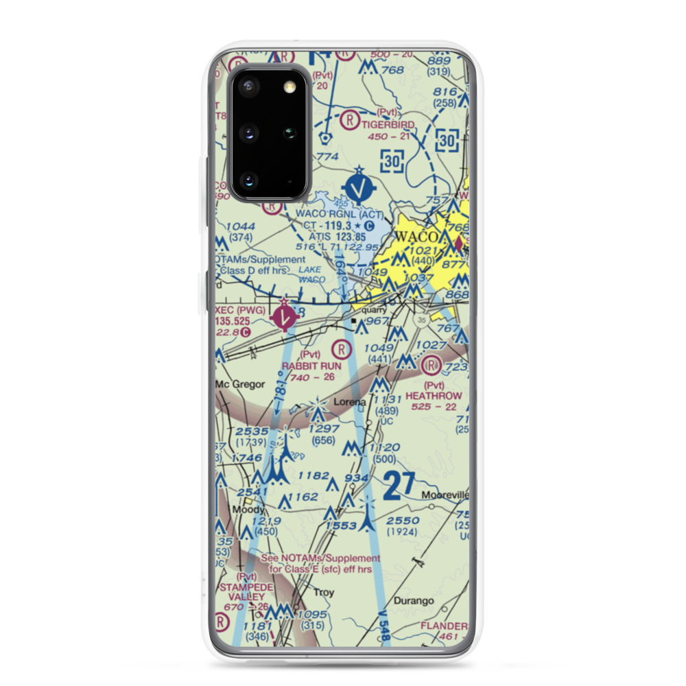 Rabbit Run Airport (5TA2) VFR Sectional Samsung Case Samsung Galaxy S20 Plus model shown