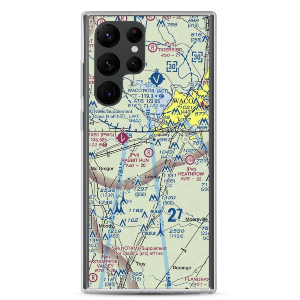 Rabbit Run Airport (5TA2) VFR Sectional Samsung Case Samsung Galaxy S22 Ultra model shown
