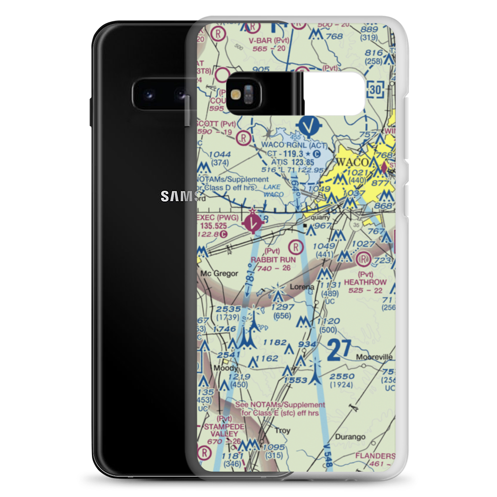 Rabbit Run Airport (5TA2) VFR Sectional Samsung Case Samsung Galaxy S10+ model shown