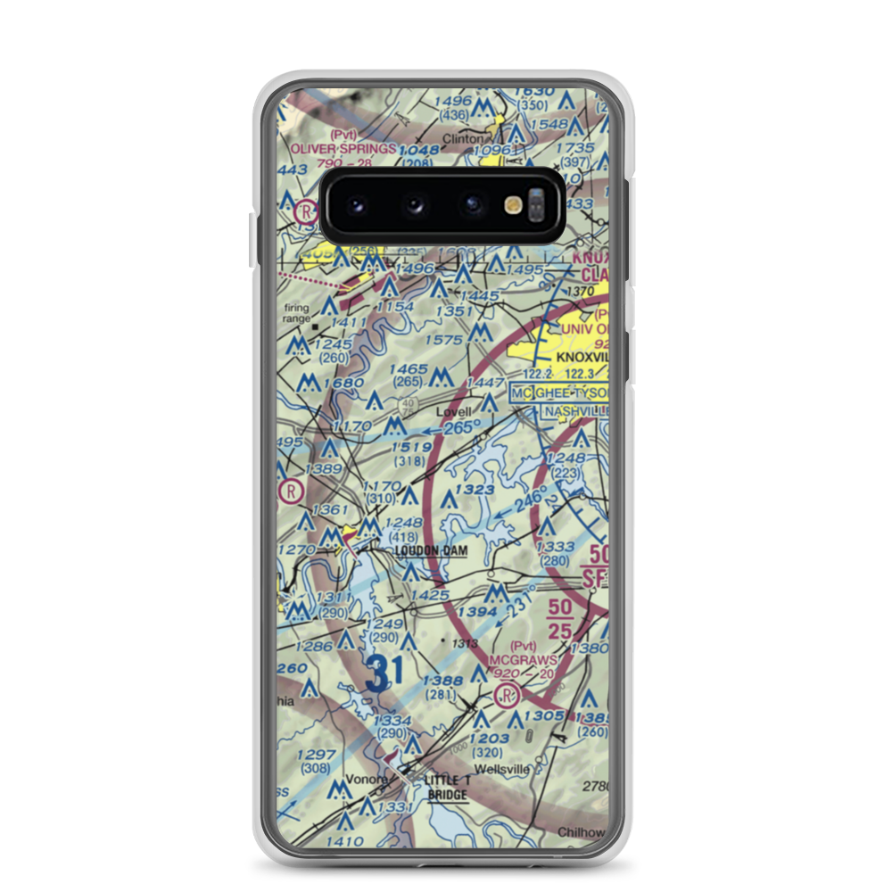 Raby Airpark (8TN3) VFR Sectional Samsung Case Samsung Galaxy S10 model shown