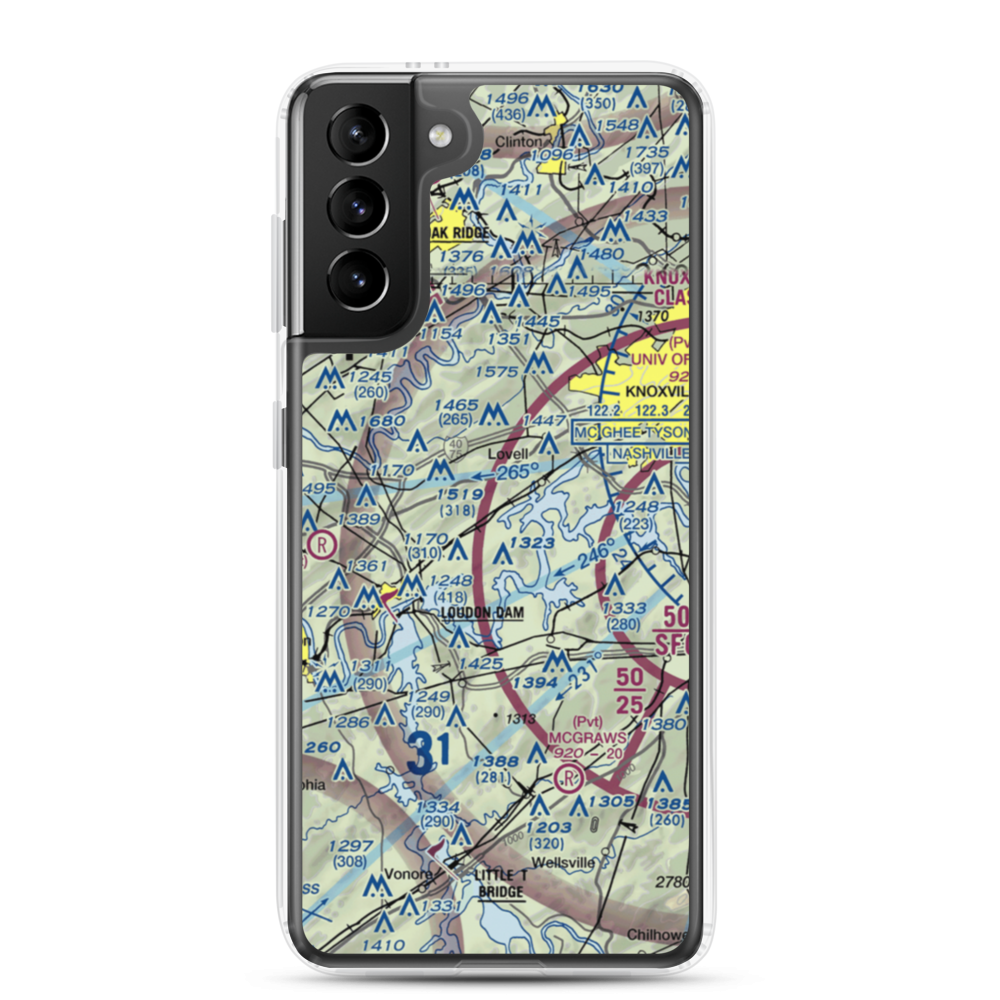 Raby Airpark (8TN3) VFR Sectional Samsung Case Samsung Galaxy S21 Plus model shown