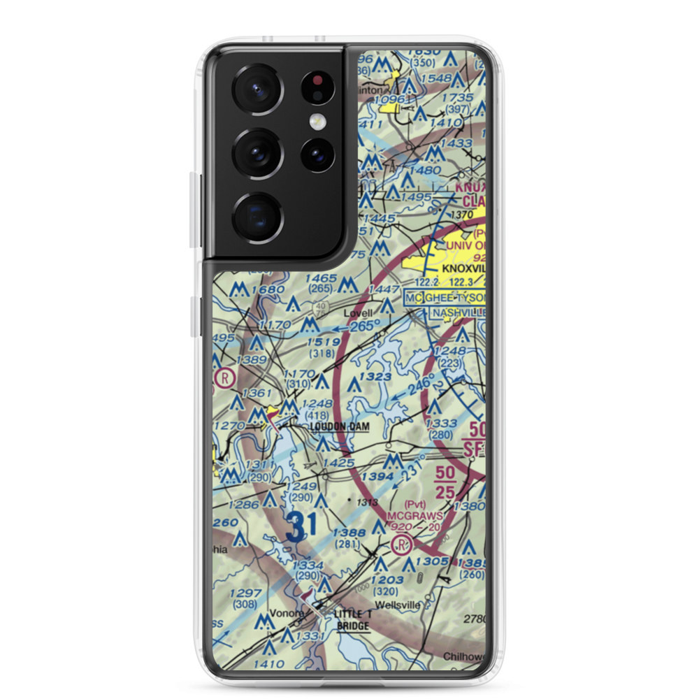 Raby Airpark (8TN3) VFR Sectional Samsung Case Samsung Galaxy S21 Ultra model shown