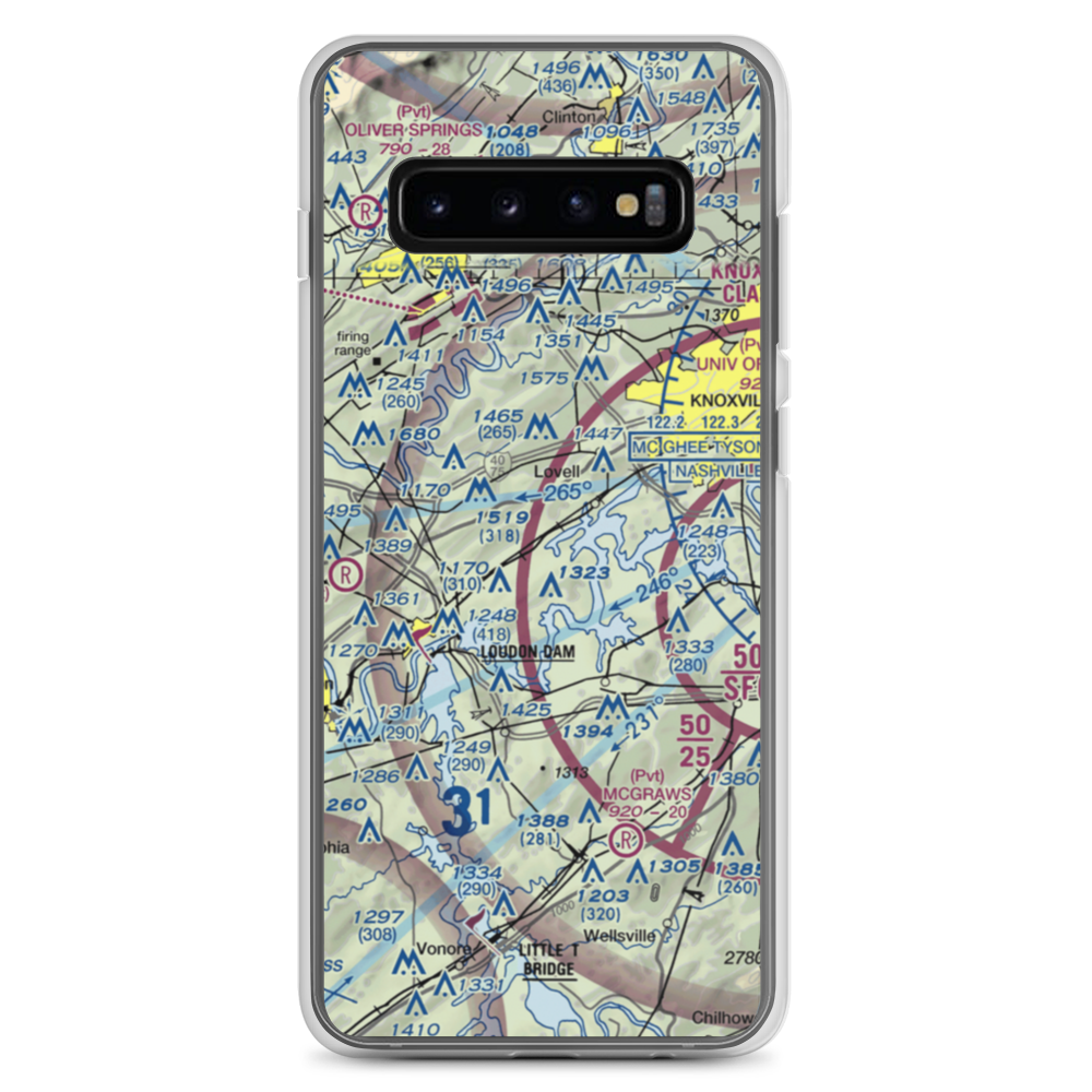 Raby Airpark (8TN3) VFR Sectional Samsung Case Samsung Galaxy S10+ model shown