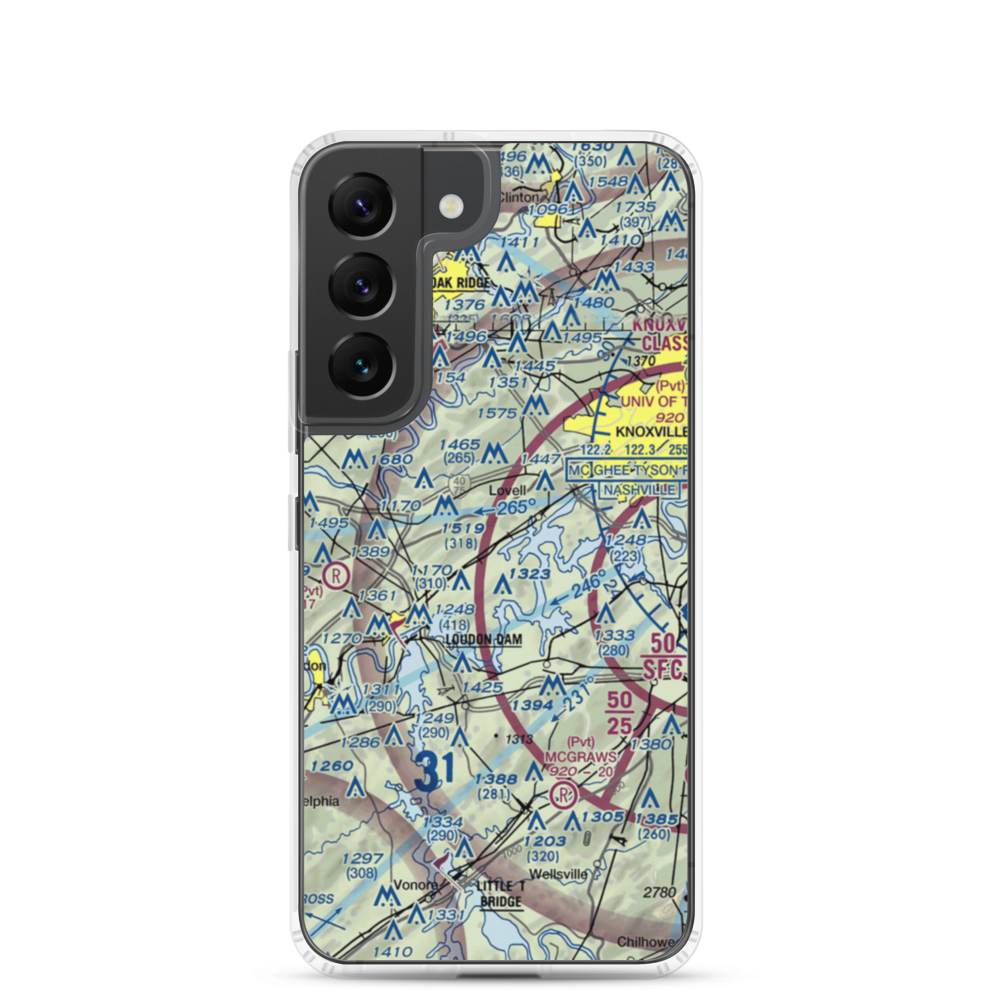 Raby Airpark (8TN3) VFR Sectional Samsung Case Samsung Galaxy S22 model shown