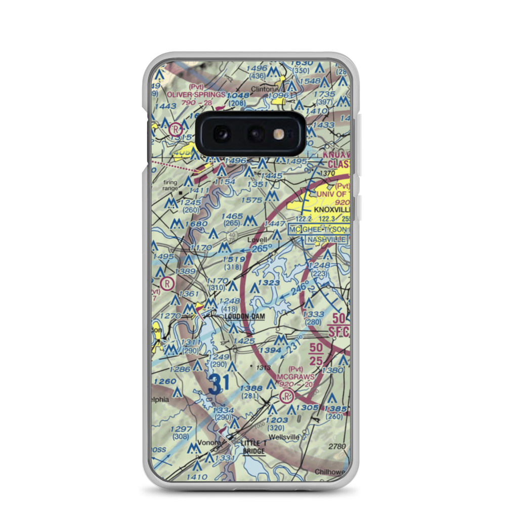 Raby Airpark (8TN3) VFR Sectional Samsung Case Samsung Galaxy S10e model shown