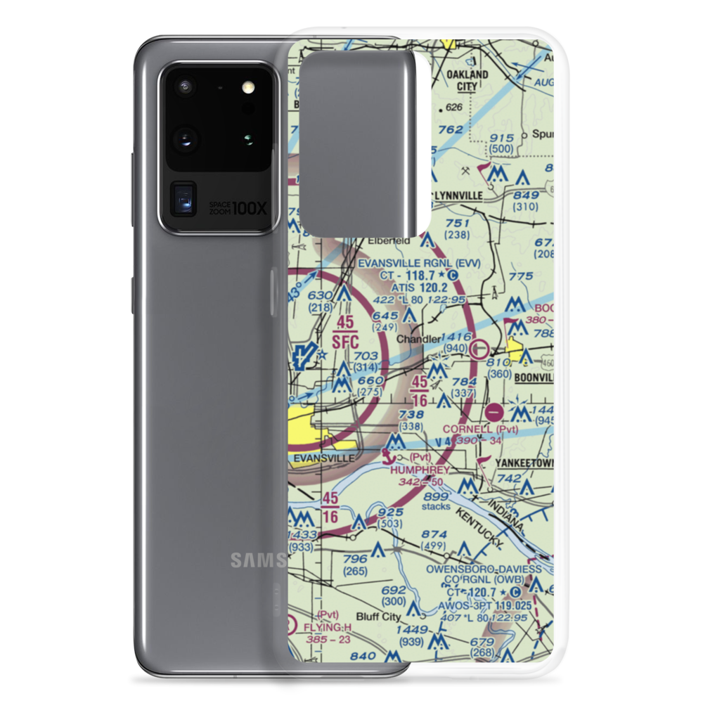 Raceway Airport (II32) VFR Sectional Samsung Case Samsung Galaxy S20 Ultra model shown