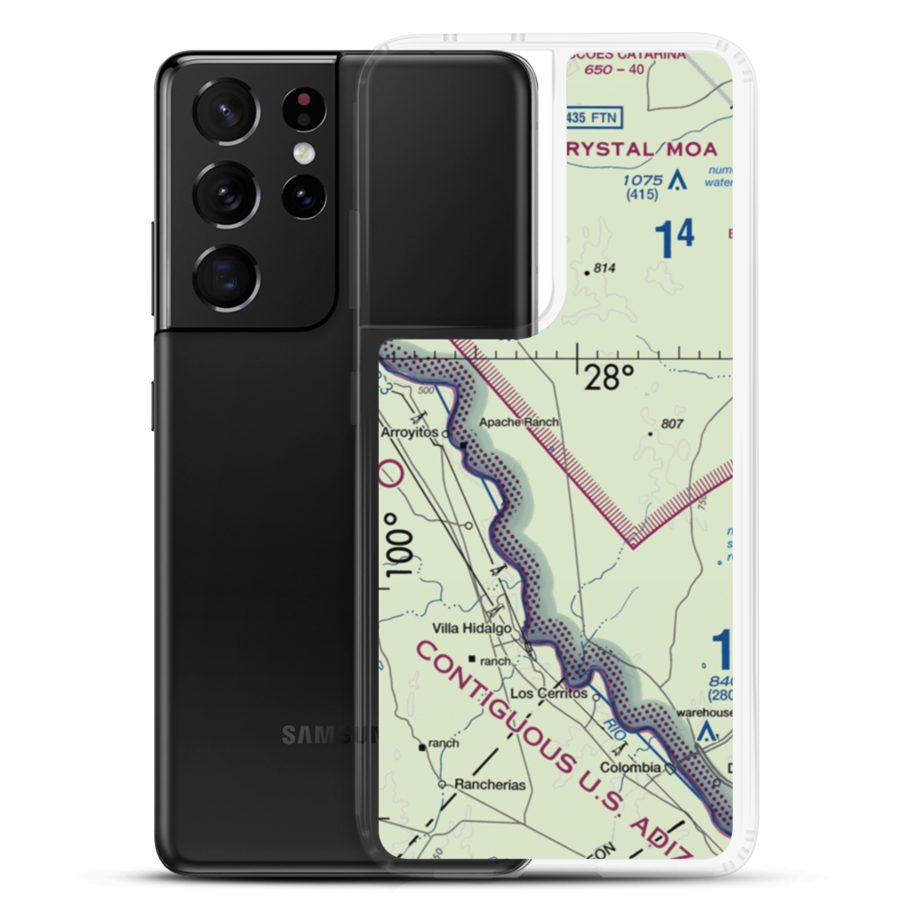 Rachal Airport (8XS2) VFR Sectional Samsung Case Samsung Galaxy S21 Ultra model shown