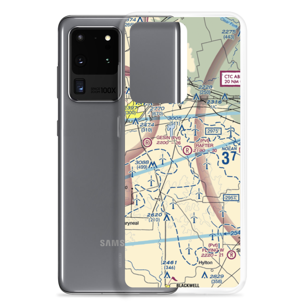 Rafter P Airport (TA00) VFR Sectional Samsung Case Samsung Galaxy S20 Ultra model shown