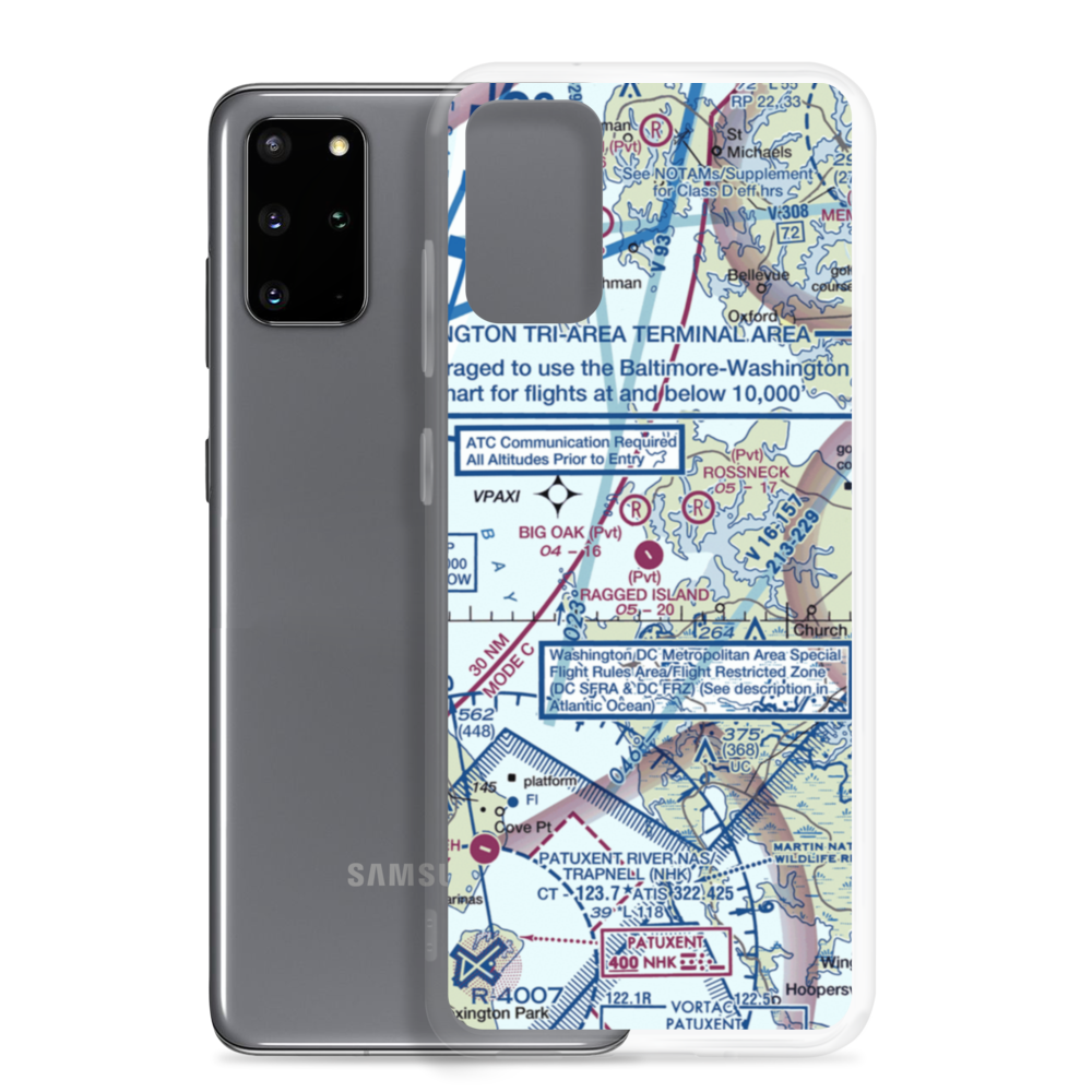 Ragged Island Airport (MD82) VFR Sectional Samsung Case Samsung Galaxy S20 Plus model shown
