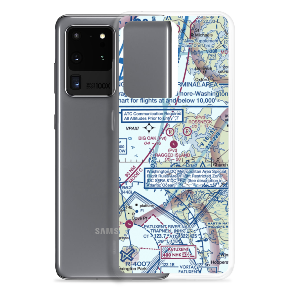 Ragged Island Airport (MD82) VFR Sectional Samsung Case Samsung Galaxy S20 Ultra model shown