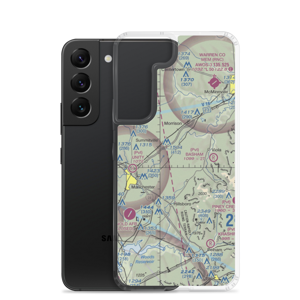 Ragsdale Road Airport (00TN) VFR Sectional Samsung Case Samsung Galaxy S22 model shown