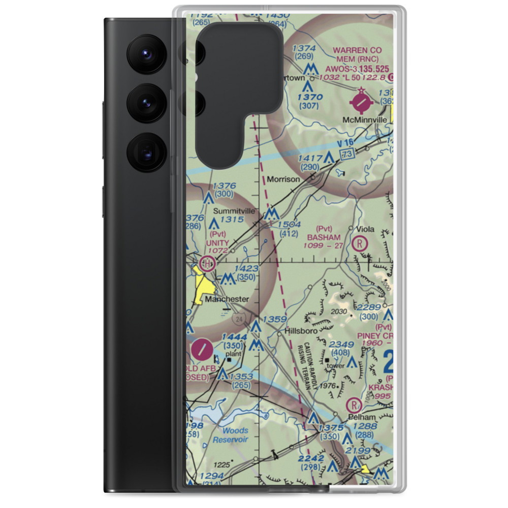 Ragsdale Road Airport (00TN) VFR Sectional Samsung Case Samsung Galaxy S22 Ultra model shown