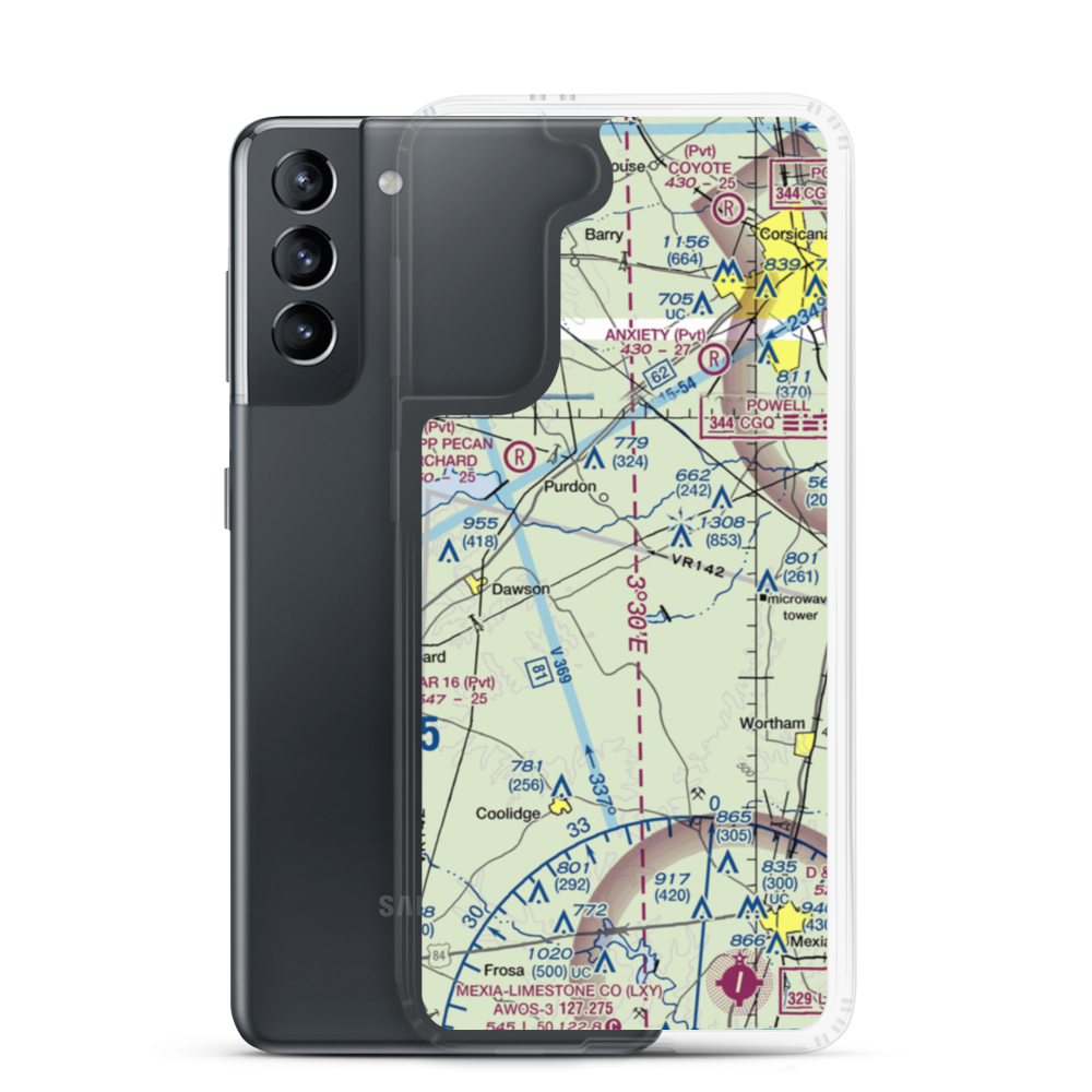 Rainbow Field (83TA) VFR Sectional Samsung Case Samsung Galaxy S21 model shown