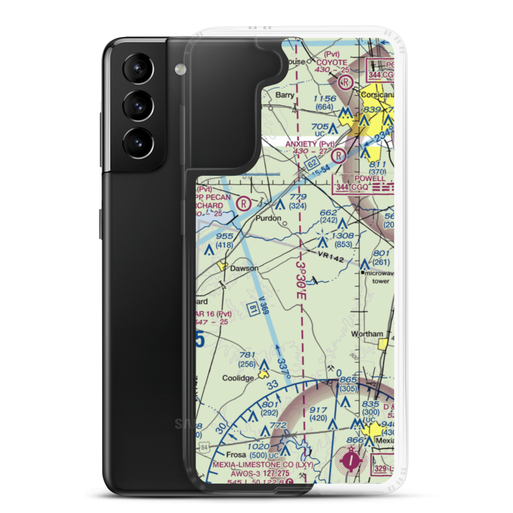 Rainbow Field (83TA) VFR Sectional Samsung Case Samsung Galaxy S21 Plus model shown