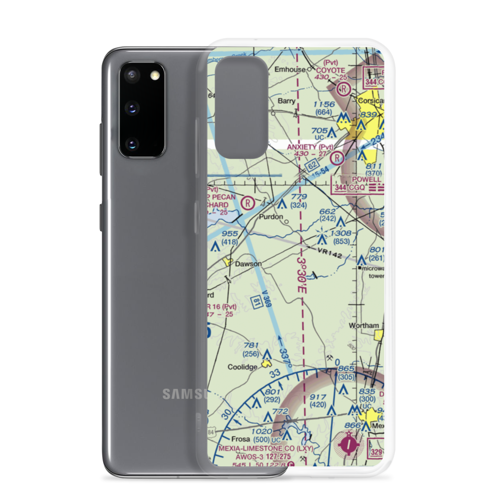 Rainbow Field (83TA) VFR Sectional Samsung Case Samsung Galaxy S20 model shown