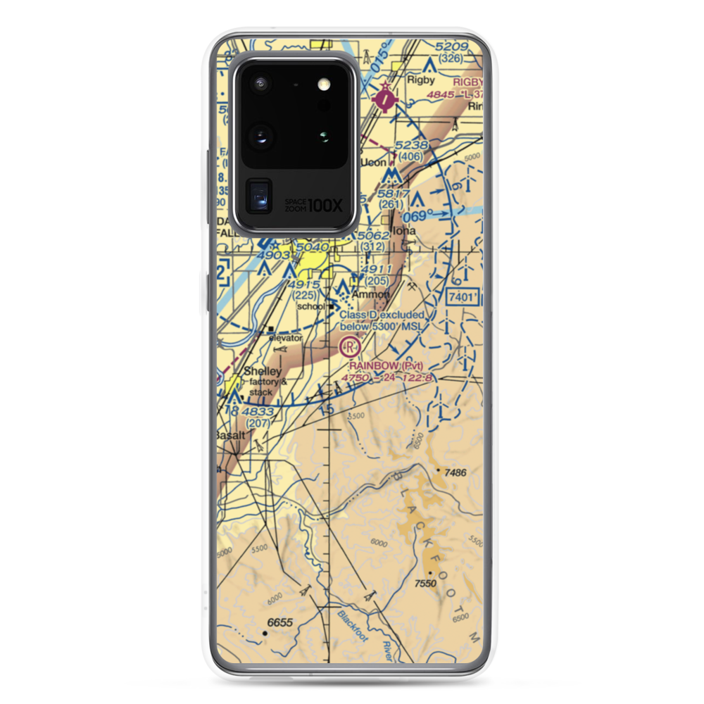 Rainbow Ranch Airport (ID87) VFR Sectional Samsung Case Samsung Galaxy S20 Ultra model shown