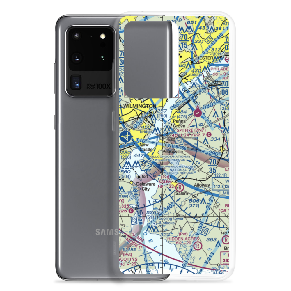 Rainbow'S End Airport (JY39) VFR Sectional Samsung Case Samsung Galaxy S20 Ultra model shown