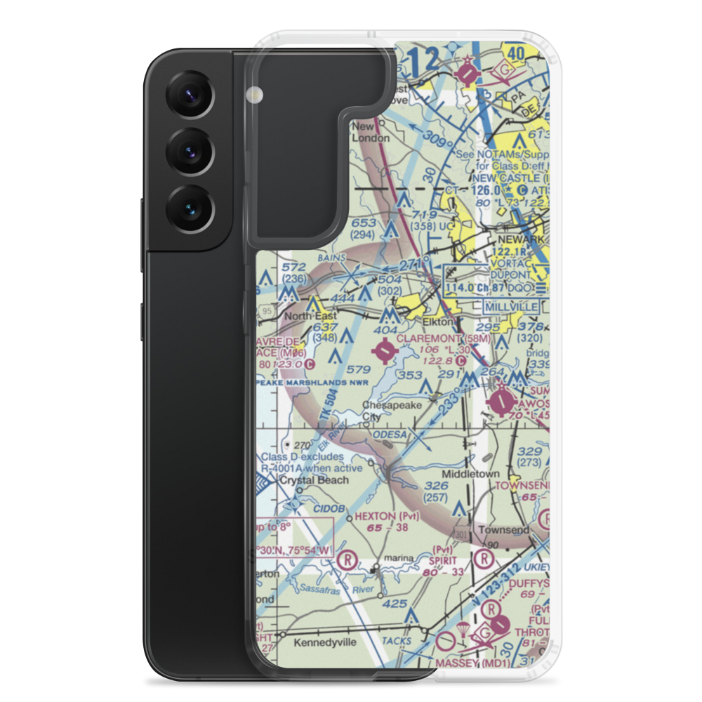 Raintree Seaplane Base (1C4) VFR Sectional Samsung Case Samsung Galaxy S22 Plus model shown