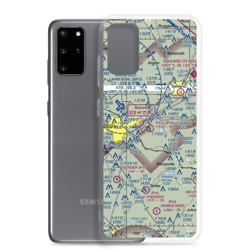 Rall Field (32OH) VFR Sectional Samsung Case Samsung Galaxy S20 Plus model shown