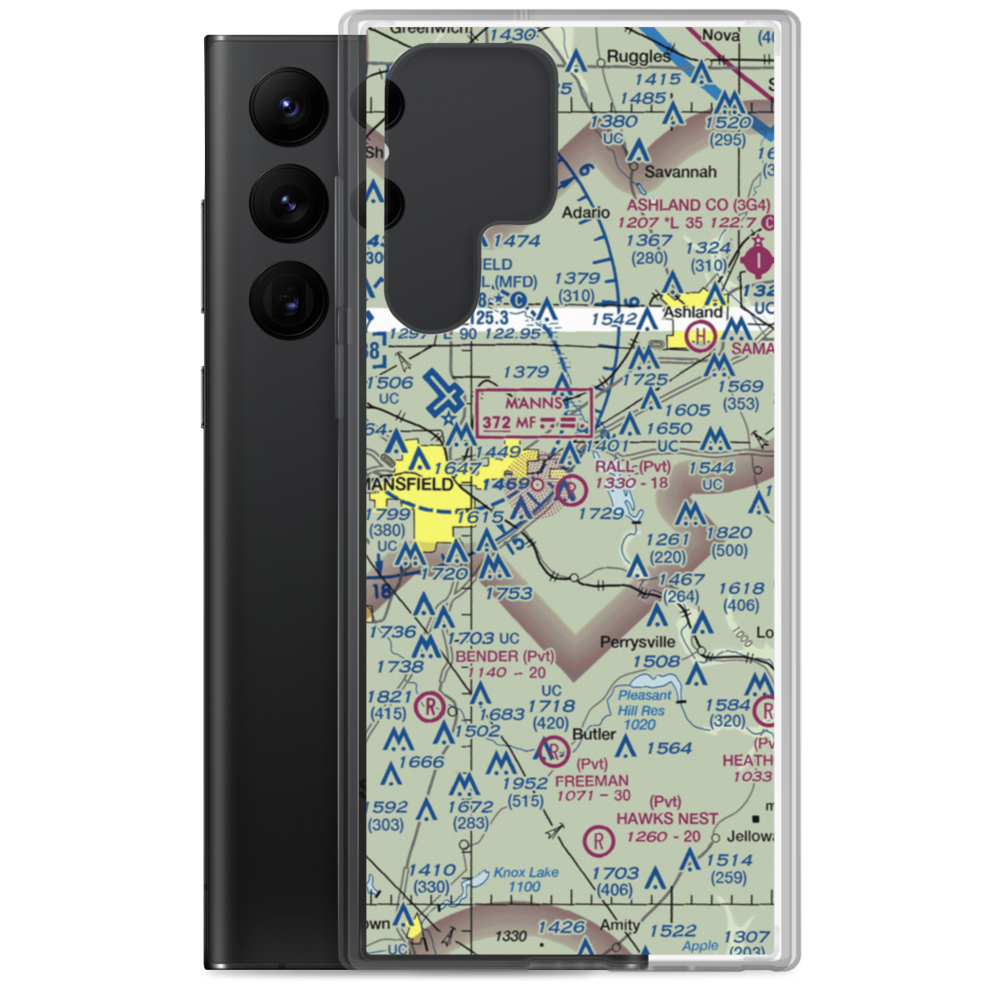 Rall Field (32OH) VFR Sectional Samsung Case Samsung Galaxy S22 Ultra model shown