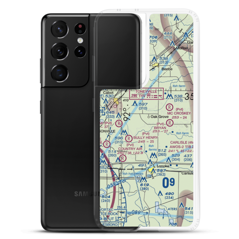 Ralph Fulmer Field (AR54) VFR Sectional Samsung Case Samsung Galaxy S21 Ultra model shown