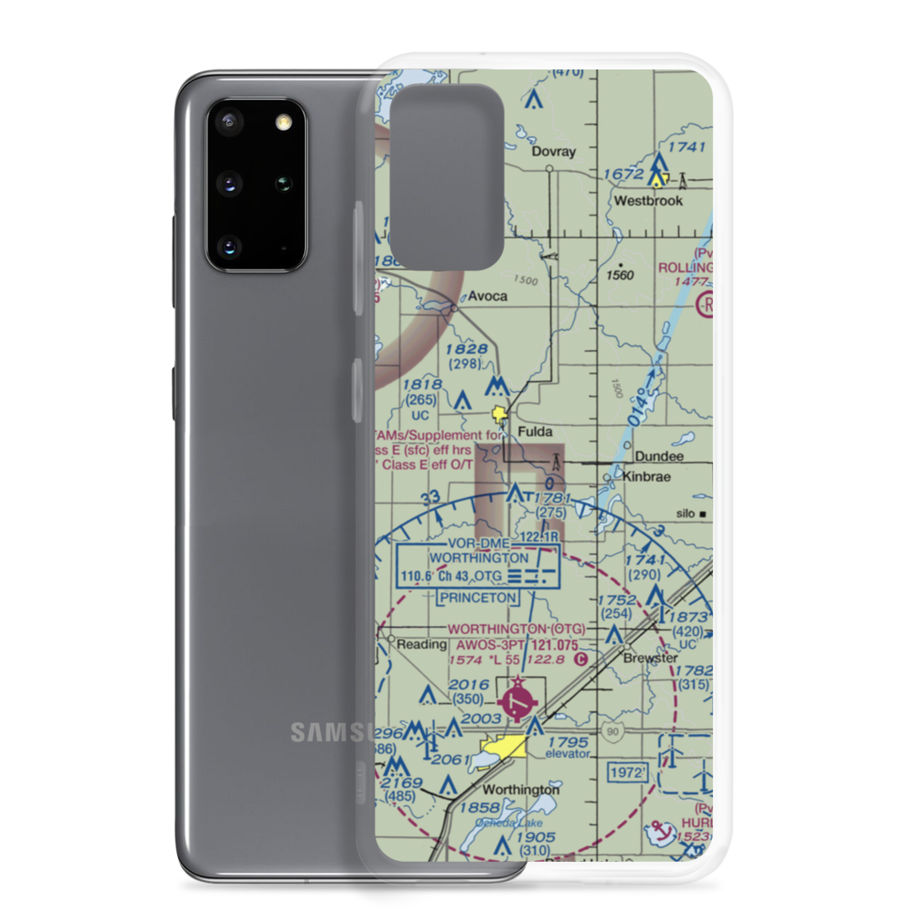 Ramerth Airport (MY06) VFR Sectional Samsung Case Samsung Galaxy S20 Plus model shown