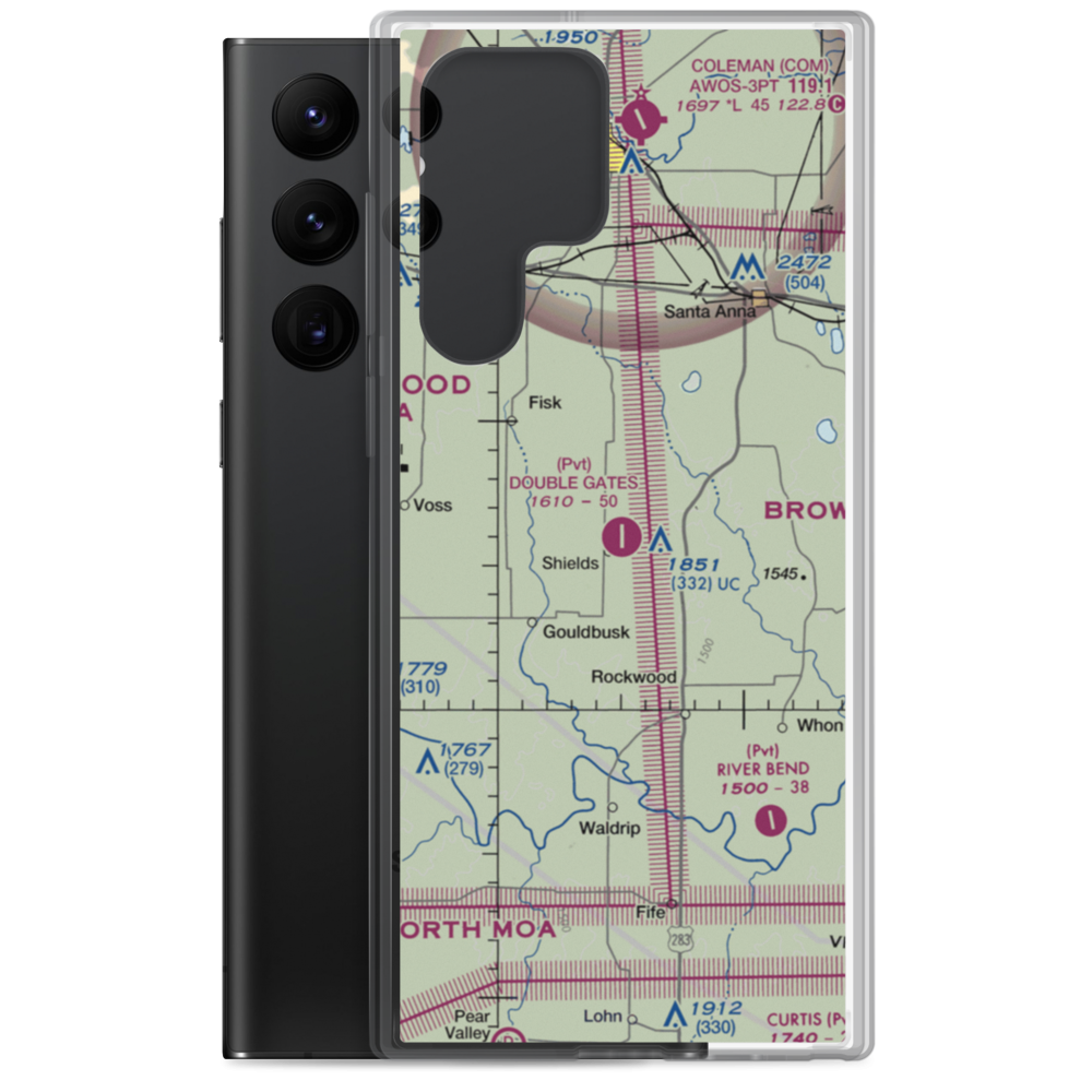 Ranch at Double Gates Airport (88XS) VFR Sectional Samsung Case Samsung Galaxy S22 Ultra model shown