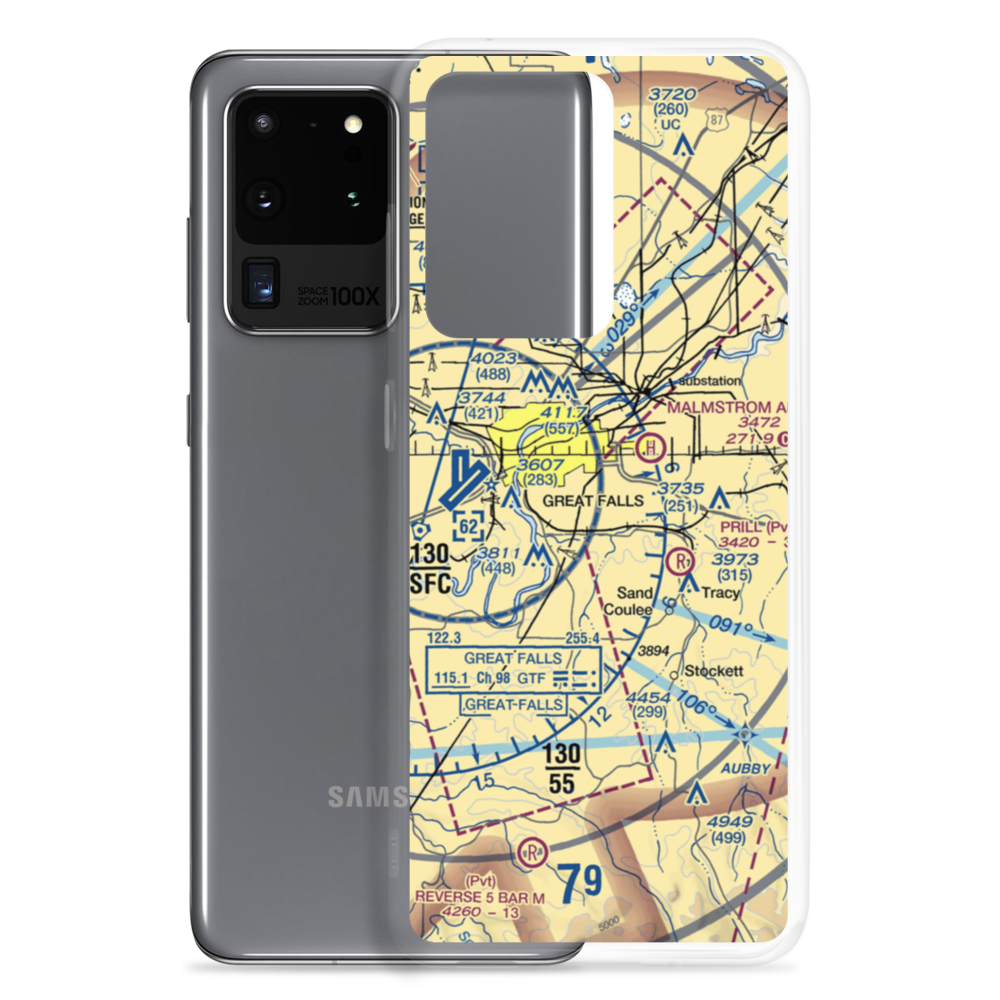 Ranch Strip (MT26) VFR Sectional Samsung Case Samsung Galaxy S20 Ultra model shown