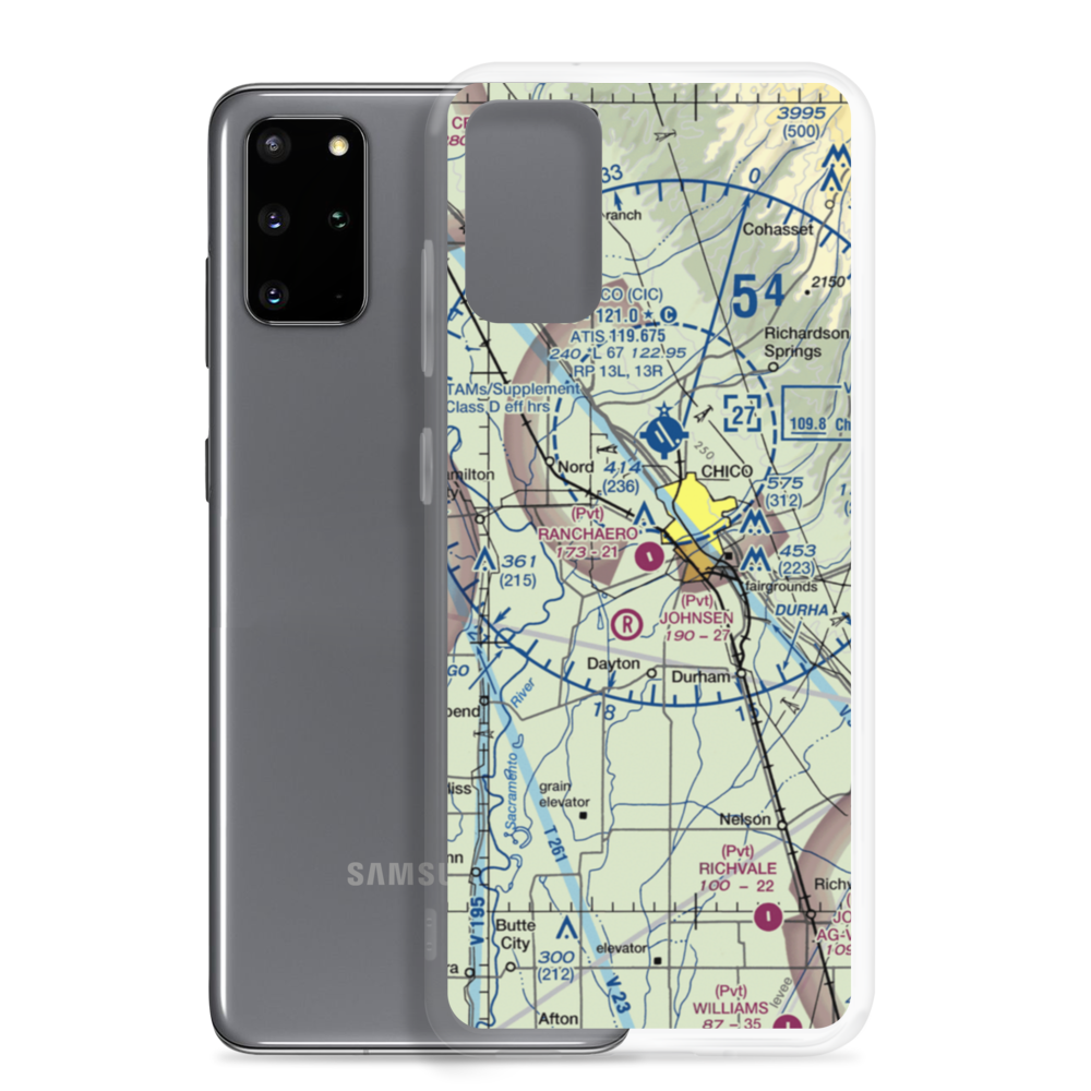 Ranchaero Airport (CL56) VFR Sectional Samsung Case Samsung Galaxy S20 Plus model shown