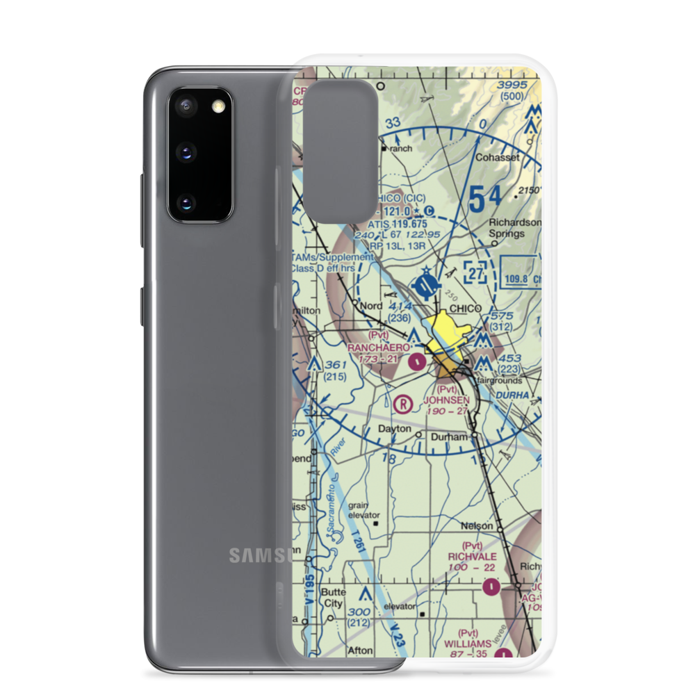 Ranchaero Airport (CL56) VFR Sectional Samsung Case Samsung Galaxy S20 model shown