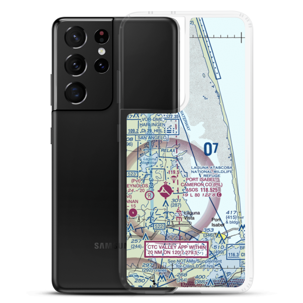Rancho Buena Vista Airport (TS94) VFR Sectional Samsung Case Samsung Galaxy S21 Ultra model shown
