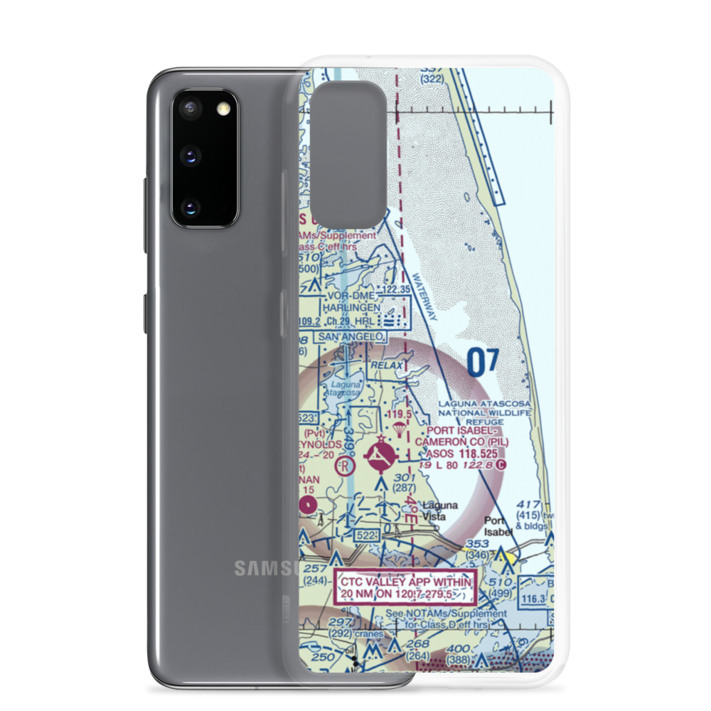 Rancho Buena Vista Airport (TS94) VFR Sectional Samsung Case Samsung Galaxy S20 model shown
