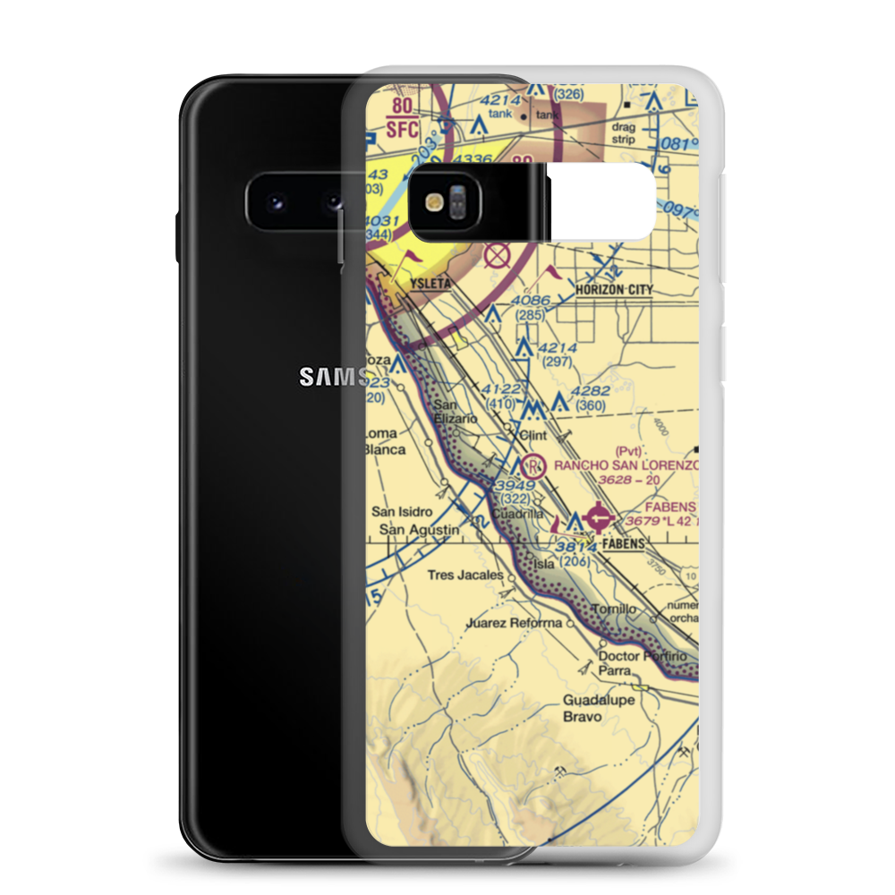Rancho San Lorenzo Airport (TA62) VFR Sectional Samsung Case Samsung Galaxy S10 model shown