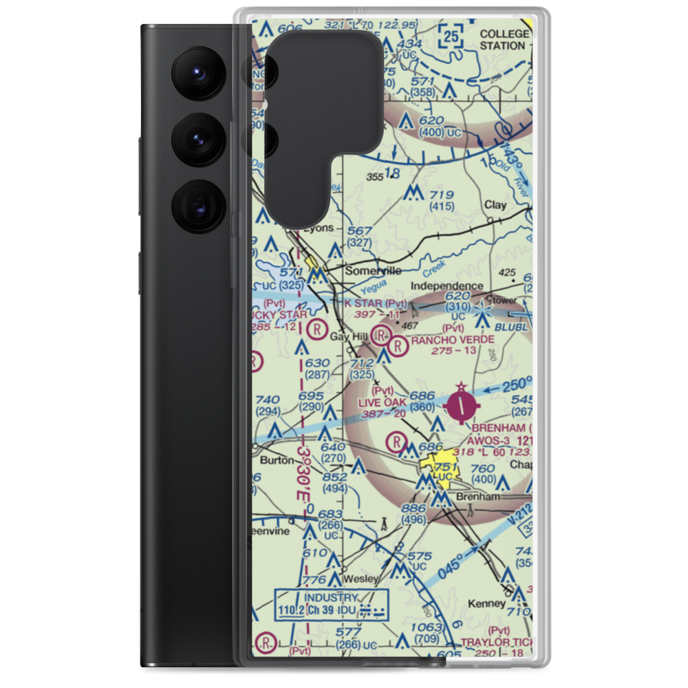 Rancho Verde Airport (9XS9) VFR Sectional Samsung Case Samsung Galaxy S22 Ultra model shown