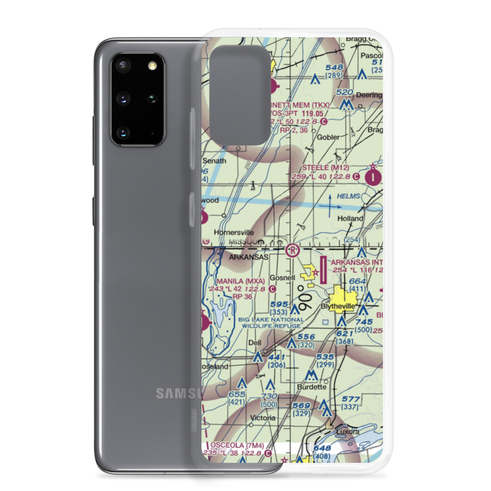 Randal Field (70AR) VFR Sectional Samsung Case Samsung Galaxy S20 Plus model shown