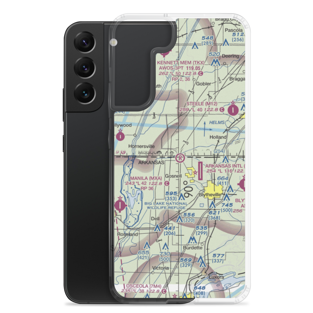 Randal Field (70AR) VFR Sectional Samsung Case Samsung Galaxy S22 Plus model shown