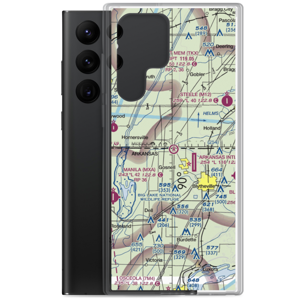 Randal Field (70AR) VFR Sectional Samsung Case Samsung Galaxy S22 Ultra model shown