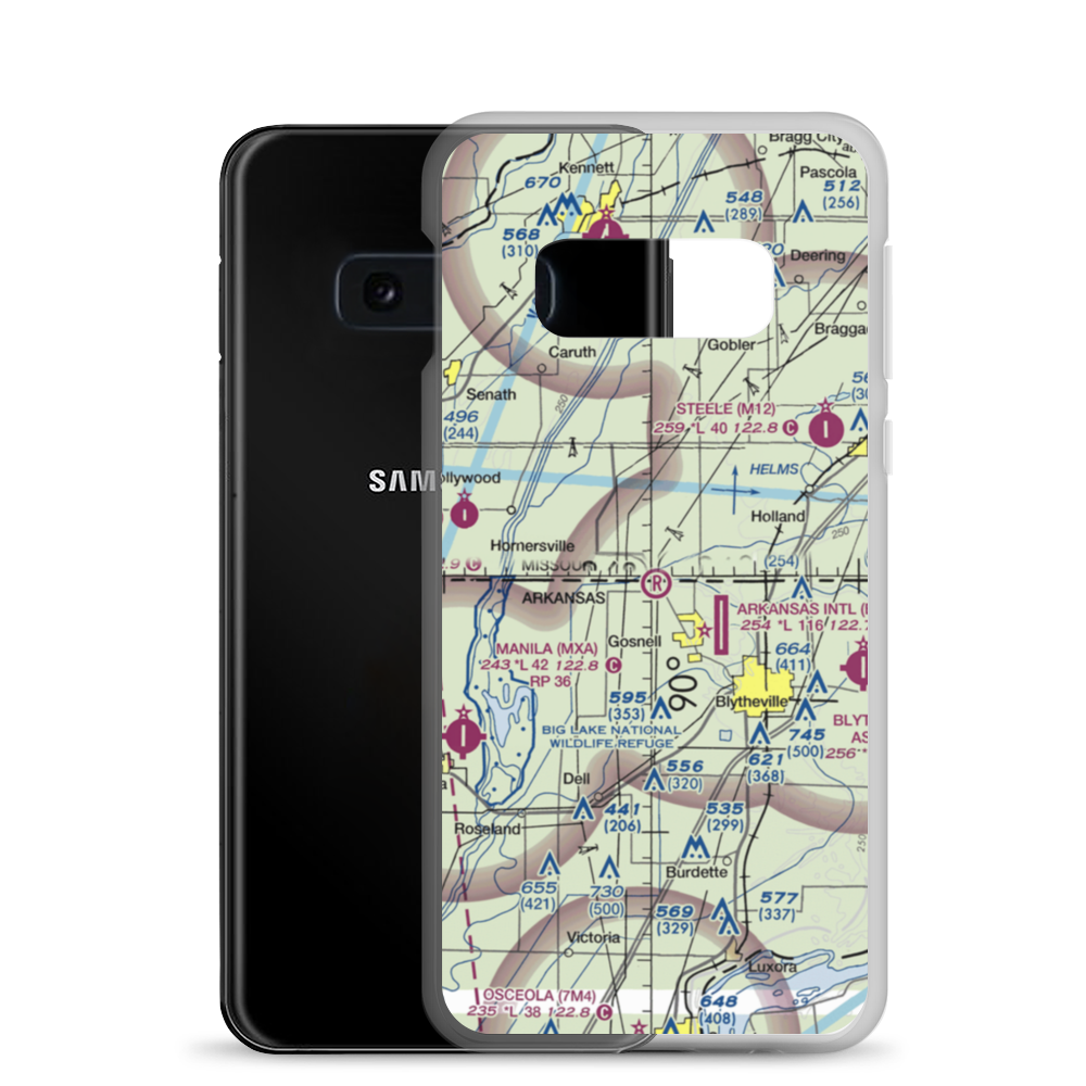 Randal Field (70AR) VFR Sectional Samsung Case Samsung Galaxy S10e model shown