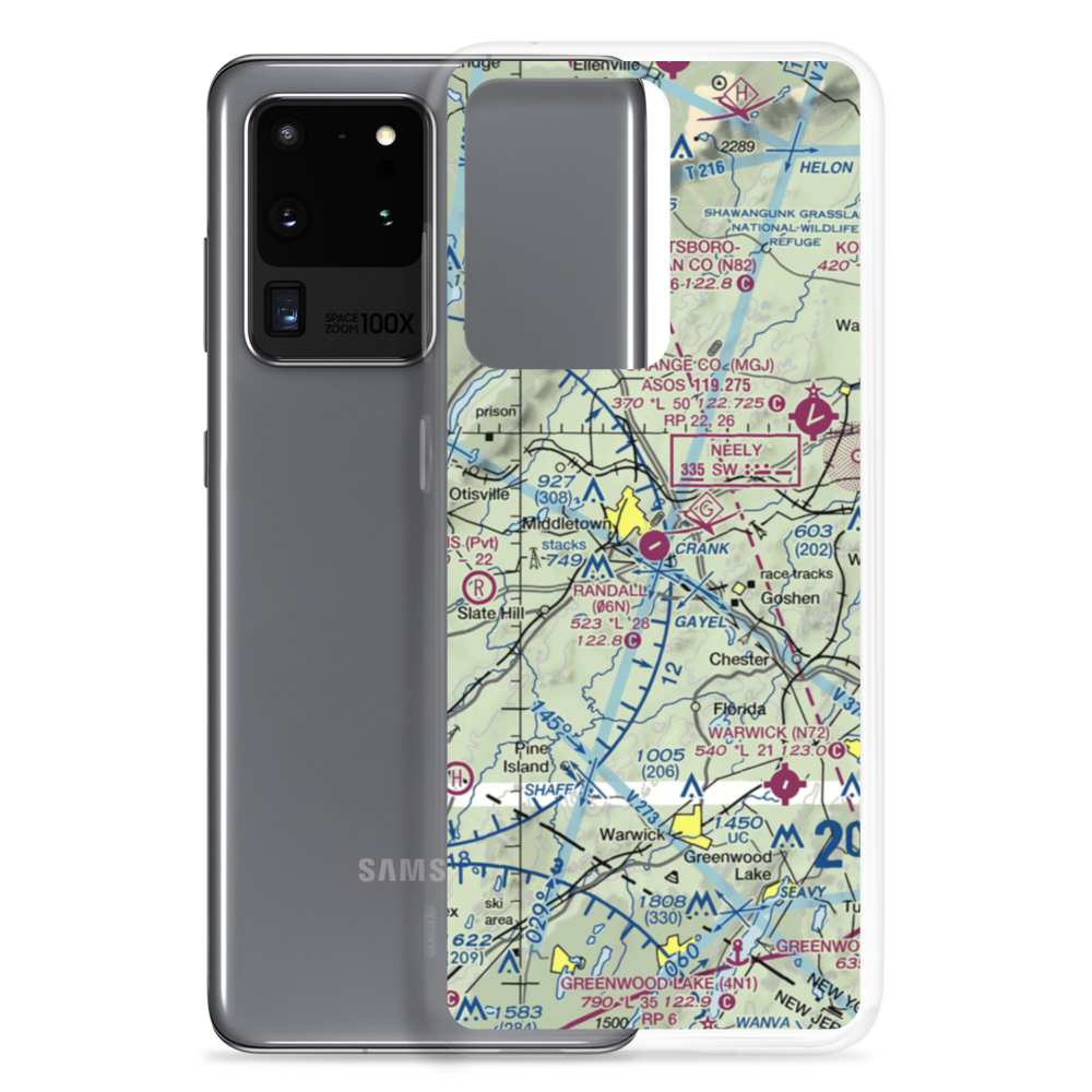Randall Airport (06N) VFR Sectional Samsung Case Samsung Galaxy S20 Ultra model shown