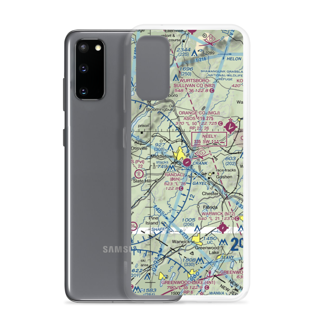 Randall Airport (06N) VFR Sectional Samsung Case Samsung Galaxy S20 model shown