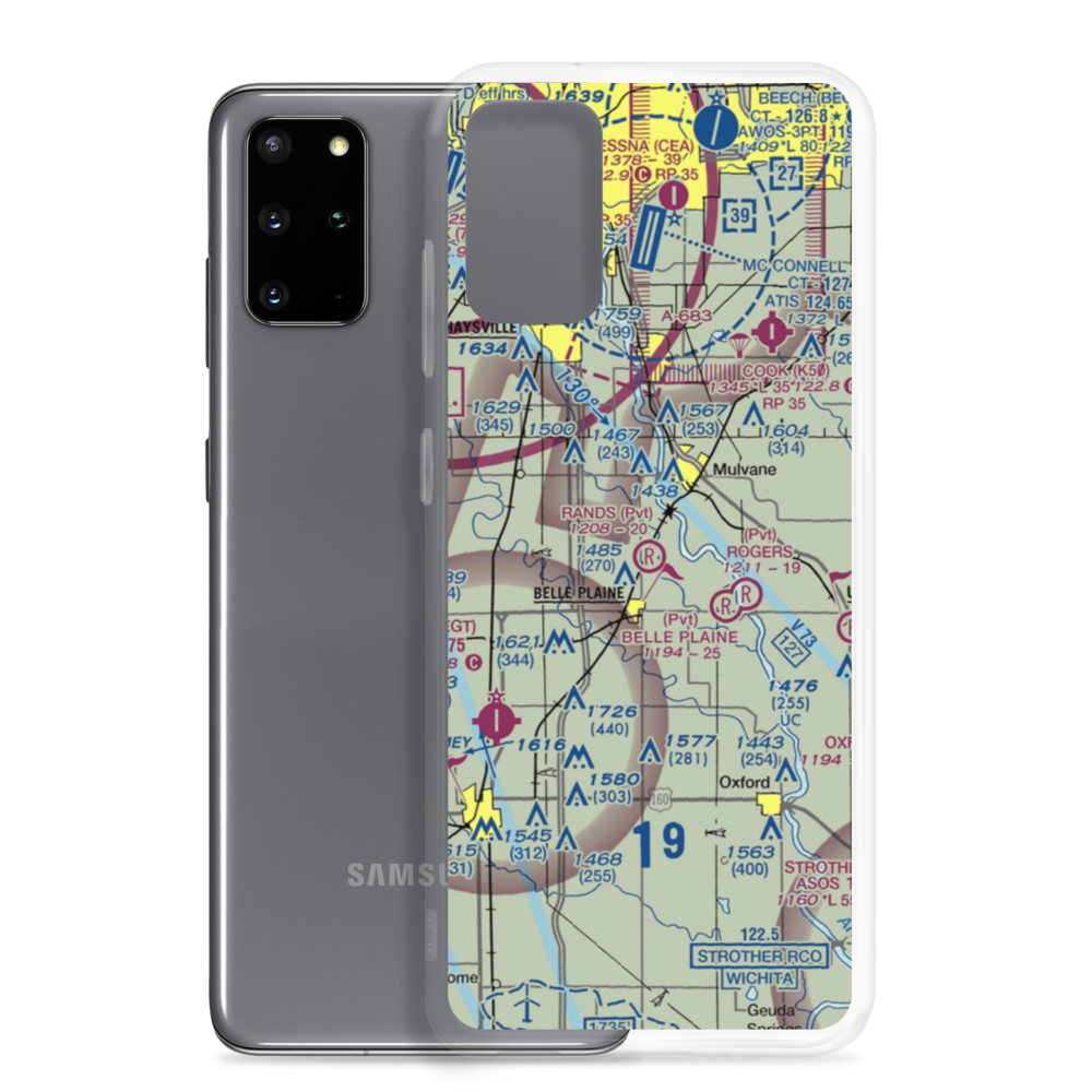 Rands Airport (SN32) VFR Sectional Samsung Case Samsung Galaxy S20 Plus model shown