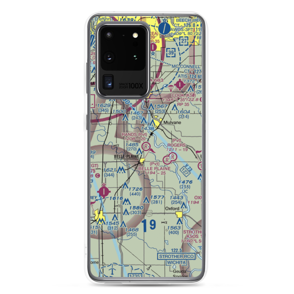 Rands Airport (SN32) VFR Sectional Samsung Case Samsung Galaxy S20 Ultra model shown